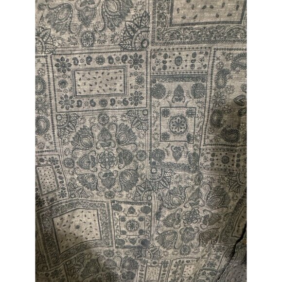 Tenth & Ocean Washable Linen Topical Short Sleeve Button Down Shirt Men's XL - Picture 3 of 8